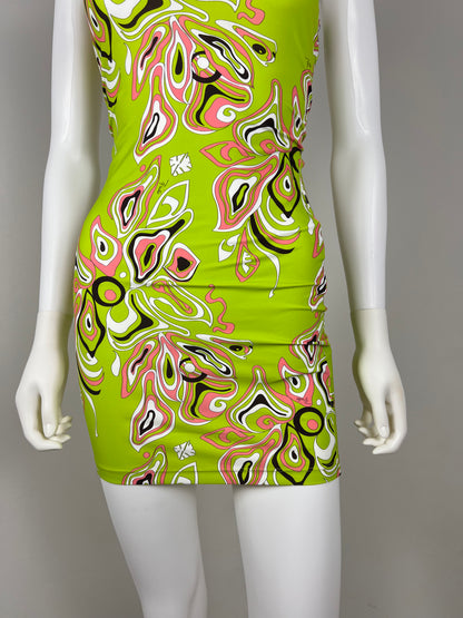 Emilio Pucci Cut-Out Stretch Mini Dress
