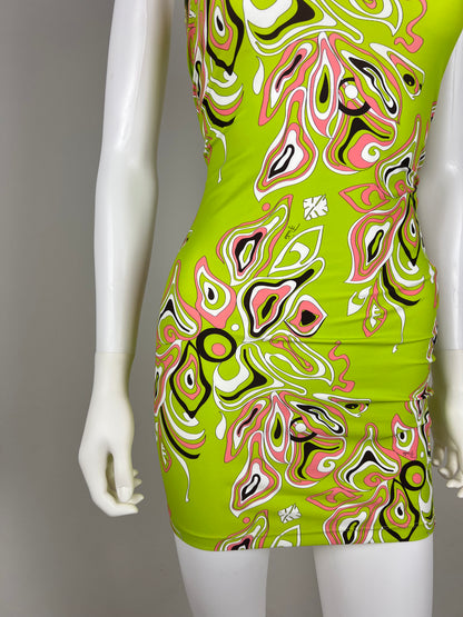 Emilio Pucci Cut-Out Stretch Mini Dress