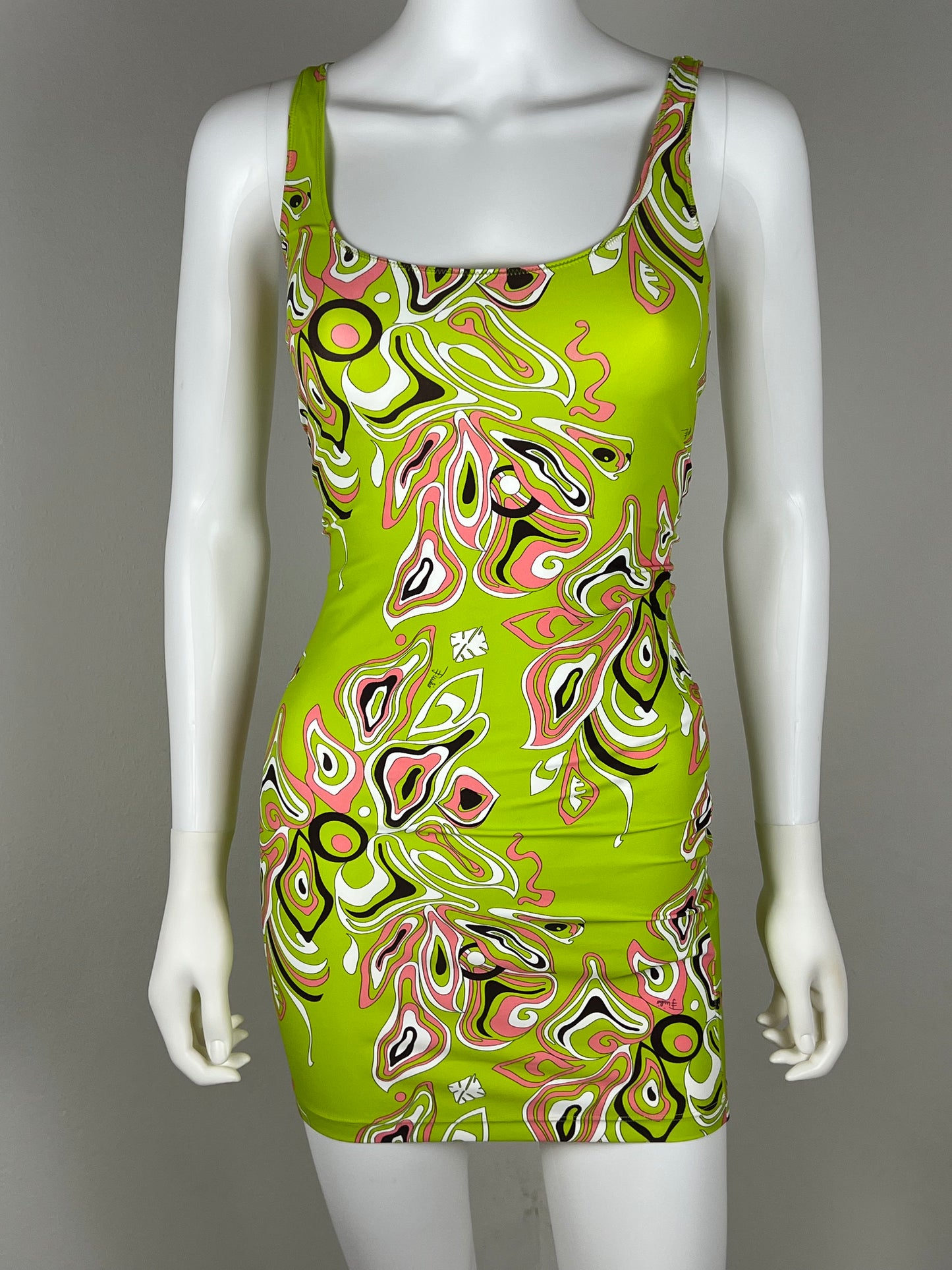 Emilio Pucci Cut-Out Stretch Mini Dress