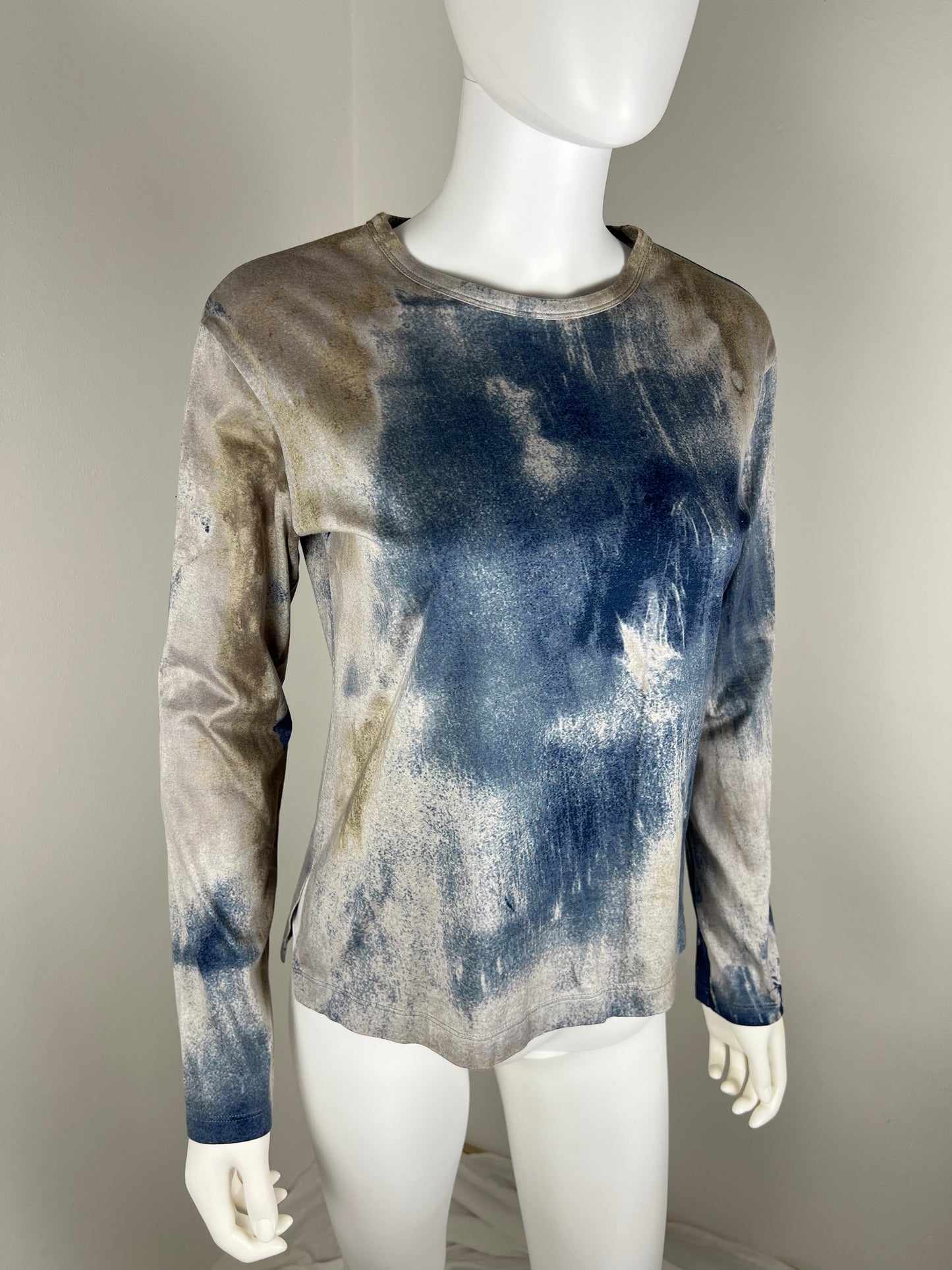 Issey Miyake Long Sleeve Tie-Dye Tee. Spring/Summer 1993