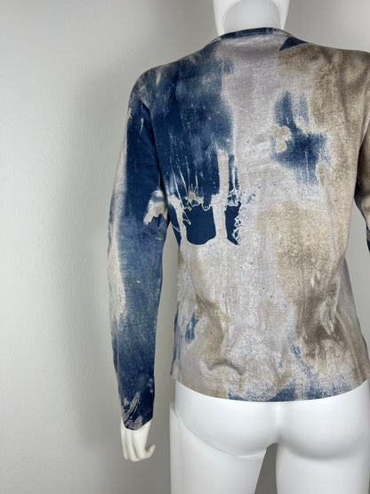 Issey Miyake Long Sleeve Tie-Dye Tee. Spring/Summer 1993