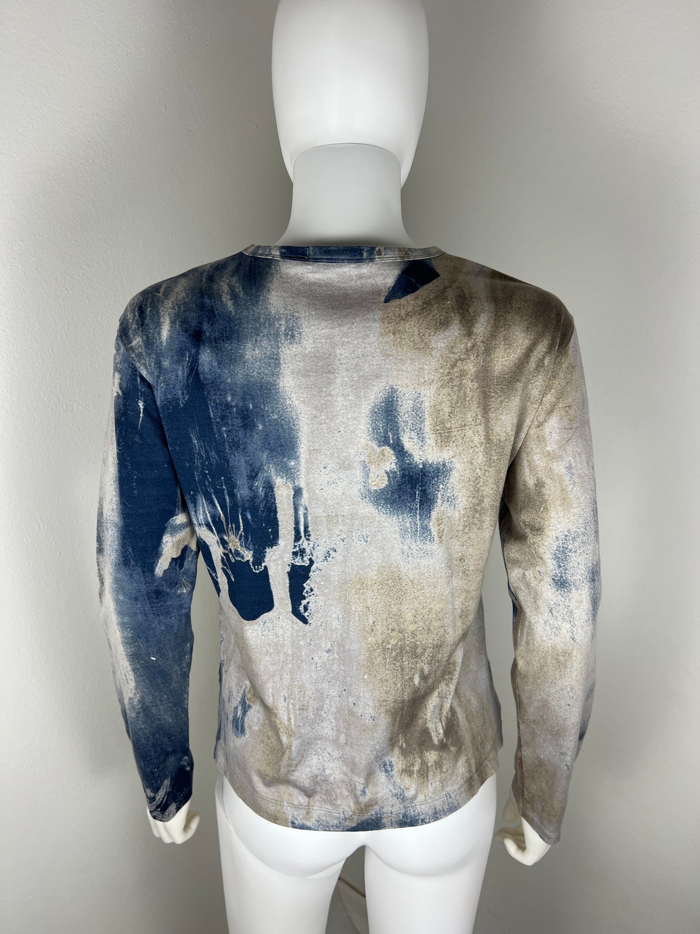Issey Miyake Long Sleeve Tie-Dye Tee. Spring/Summer 1993