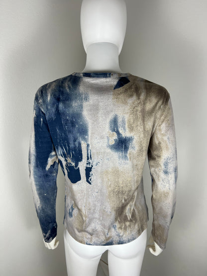 Issey Miyake Long Sleeve Tie-Dye Tee. Spring/Summer 1993